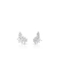 Brinco Ear Cuff Banho Ródio Zircônia