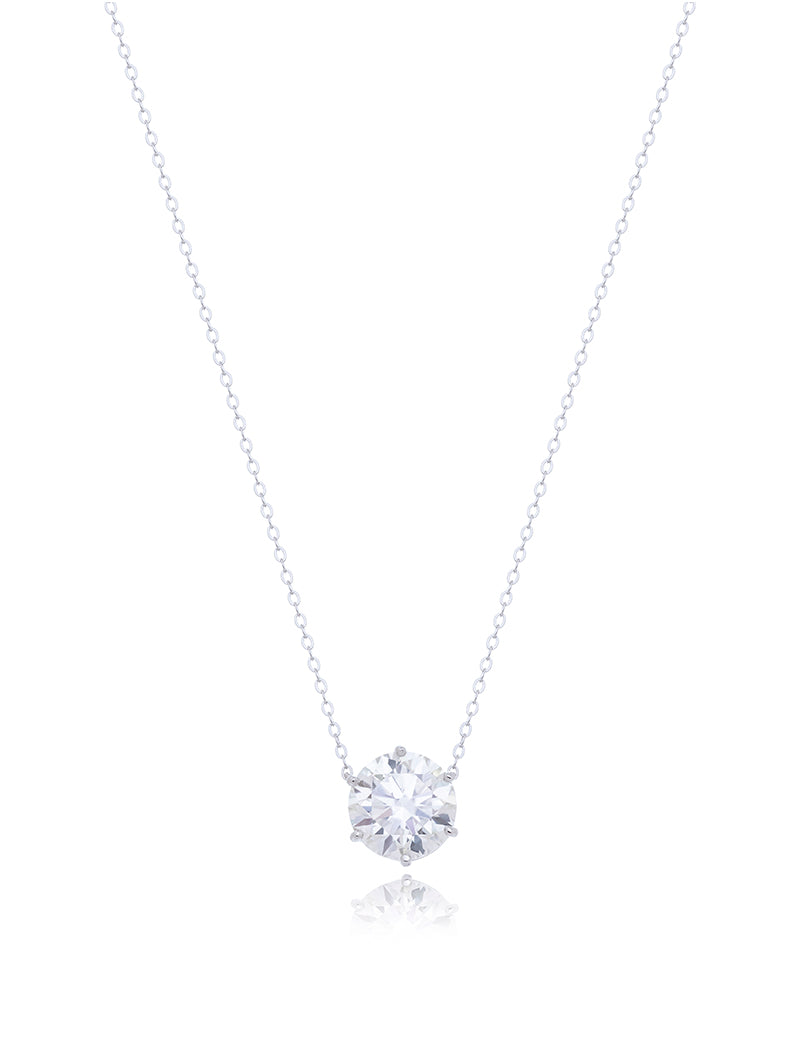 Colar Universo 9.5mm Prata 925 Moissanite