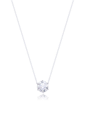 Colar Universo 9.5mm Prata 925 Moissanite