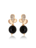 Brinco Base Gotas Banho Ouro 18K Agata