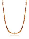 Colar Choker Banho Ouro 18k Cristal Jade