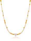 Colar Infantil Coração Banho Ouro 18k Jade Zircônia