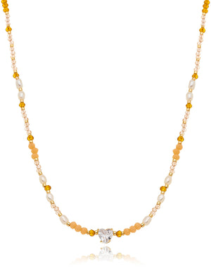 Colar Infantil Coração Banho Ouro 18k Jade Zircônia