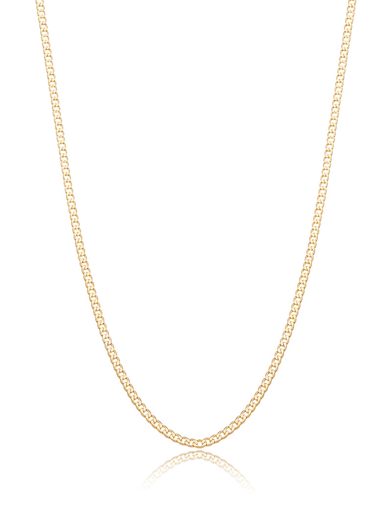 Colar Groumet Delicada Banho Ouro 18K