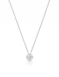 Colar Quadrado Cravejado 6.5MM Prata 925 Moissanite