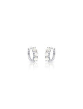 Brinco Argola 4MM Prata 925 Moissanite