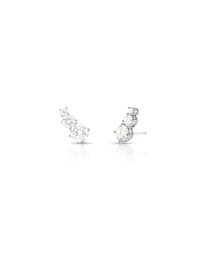 Brinco Earcuff 7MM Prata 925 Moissanite