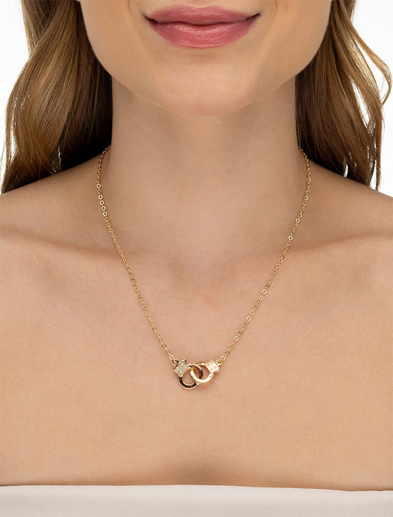Colar Algemas Lisas Elo Português Banho Ouro 18k
