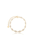 Pulseira Pontos de Luz Banho Ouro 18K