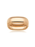 Pulseira Bracelete Liso Quadrado Banho Ouro 18k