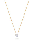 Colar Ponto de Luz Banho Ouro 18K