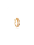 Brinco Piercing Fake Liso Banho Ouro 18k