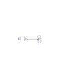 Brinco Ponto De Luz 2MM Prata 925 Moissanite
