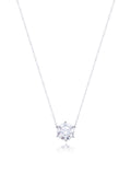 Colar Ponto De Luz 11MM Prata 925 Moissanite