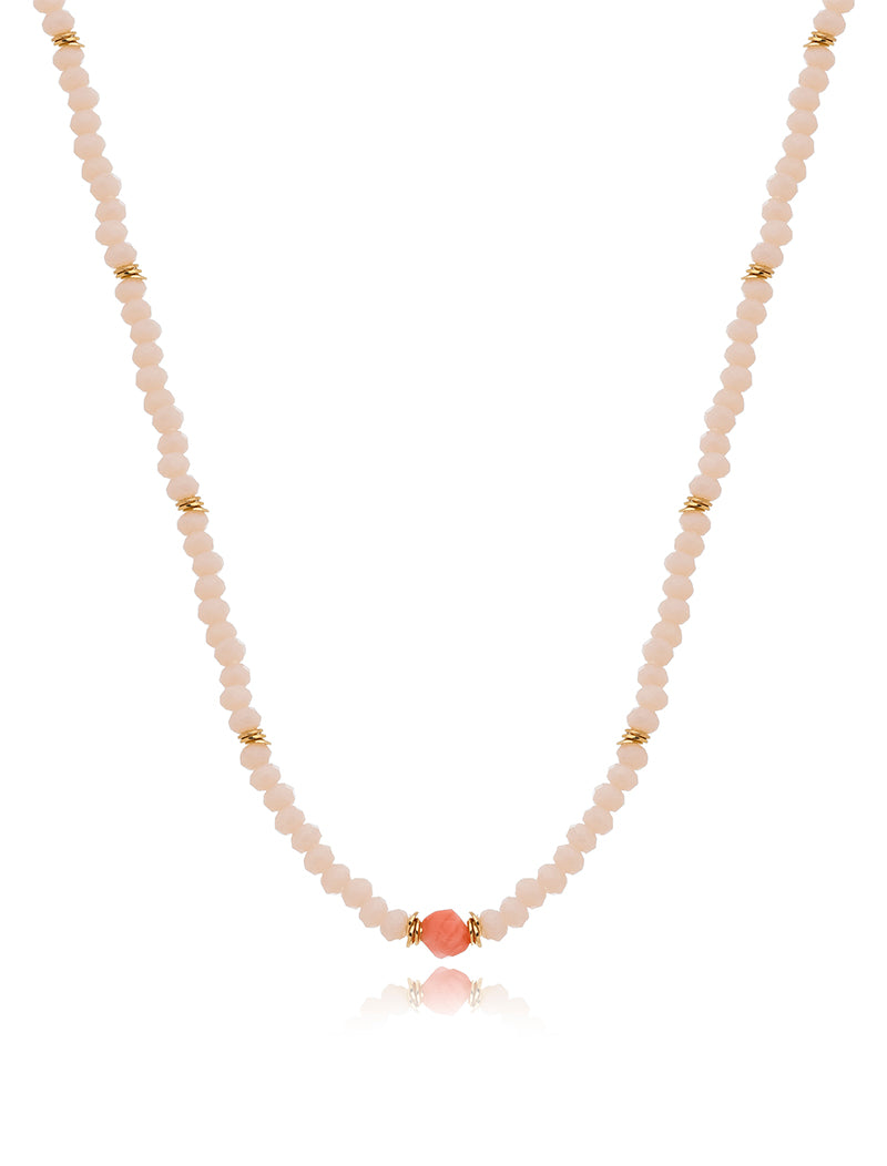 Colar Choker Sunset Banho Ouro 18k Jade