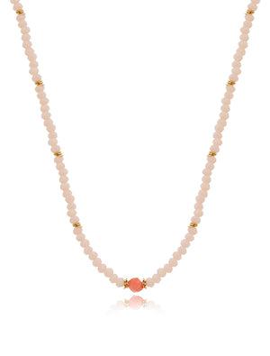Colar Choker Sunset Banho Ouro 18k Jade