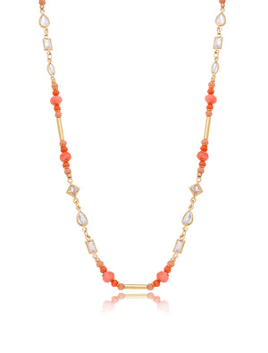 Colar Curto Sunset Pontos De Luz Geométricos Banho Ouro 18k Jade Zircônia