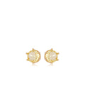 Brinco Ponto De Luz 10MM Banho Ouro 18k