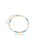 Pulseira Infantil Delicada Banho Ouro 18k Cristais