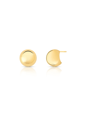 Brinco Argola Círculo Liso Banho Ouro 18K