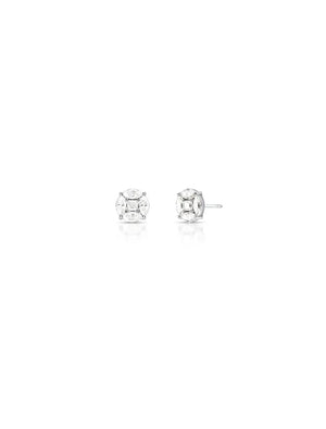 Brinco Redondo Delicado 3.3mm Prata 925 Moissanite