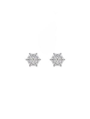 Brinco Fixo Ilusion 3.3MM Prata 935 Moissanite